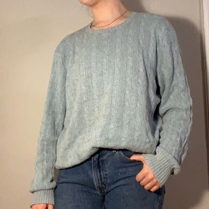 Oversized boyfriend cut sweater from Ralph Lauren